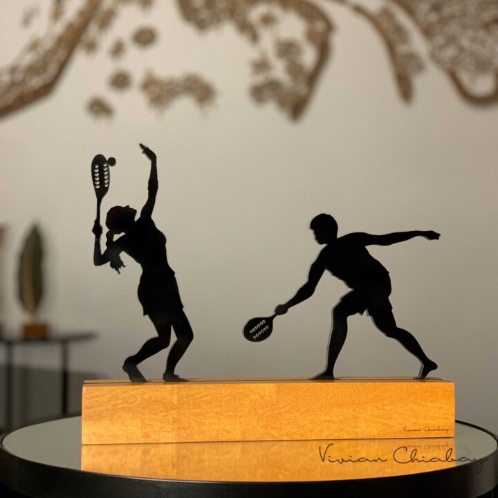 Troféu Silhueta Casal Beach Tennis