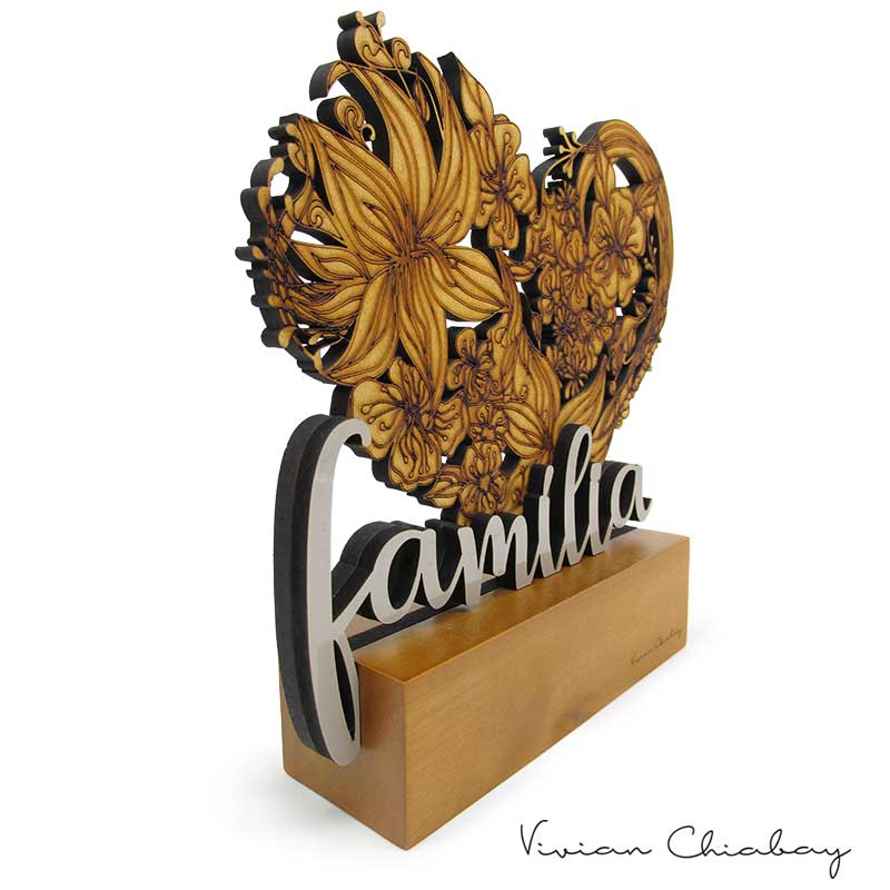 Troféu Coração Floral Família