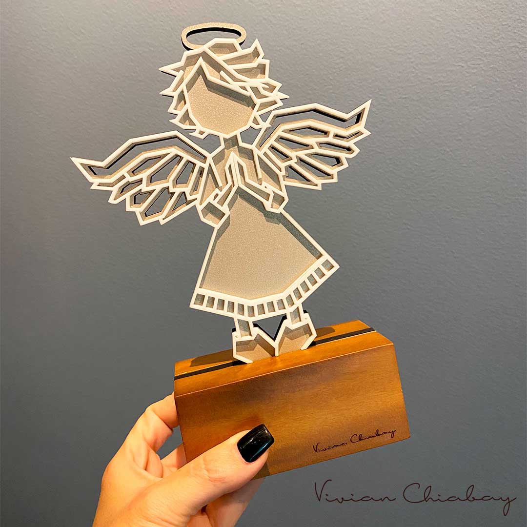 Troféu Lembranças Batismo Anjinho