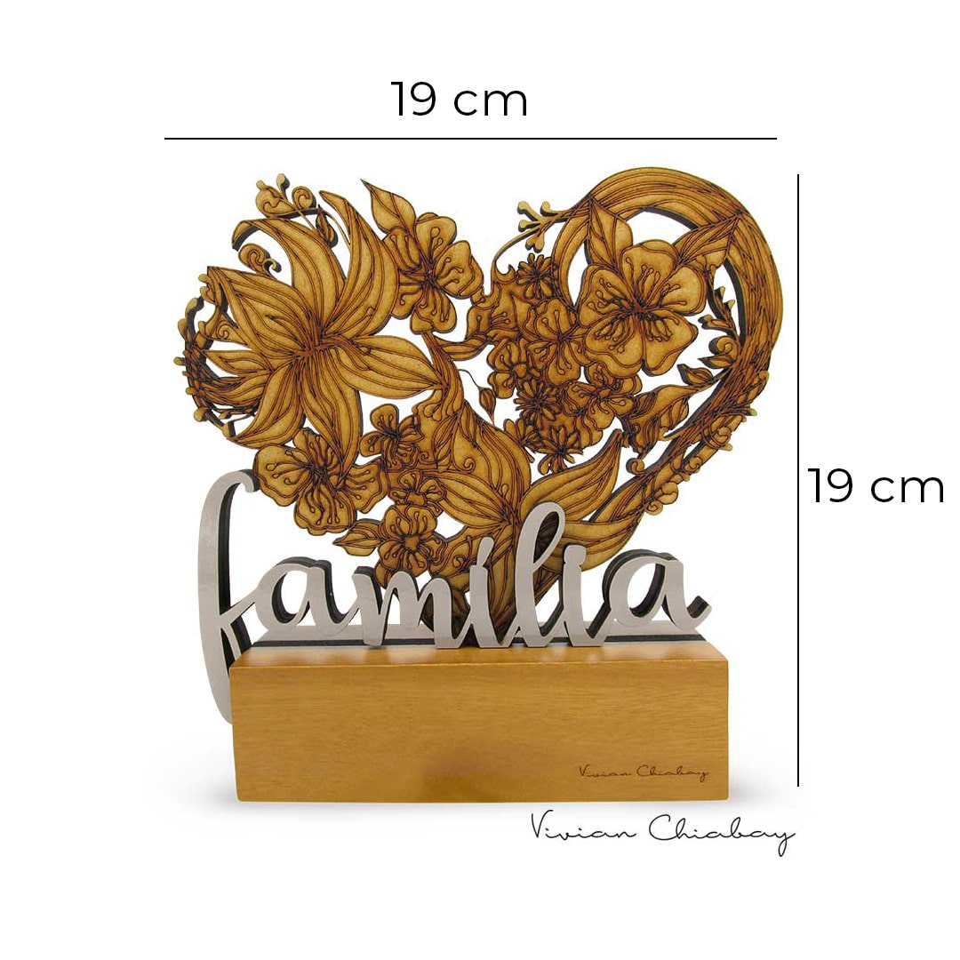 Troféu Coração Floral Família