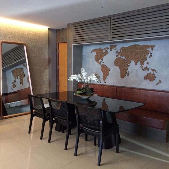 mapa-cortiça-sala-de-jantar Mapa Mundi Cortiça