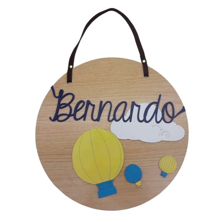 Placa Baby Balão