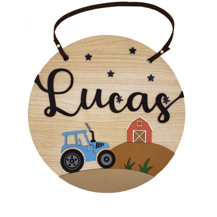 Placa Baby Fazendinha