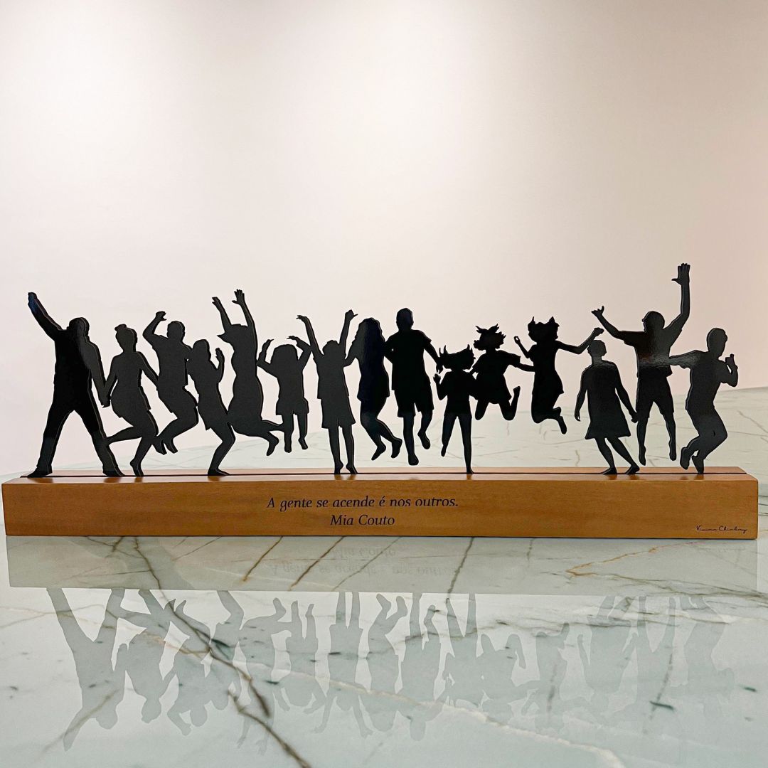 Troféu Silhueta Minimalista Personalizada