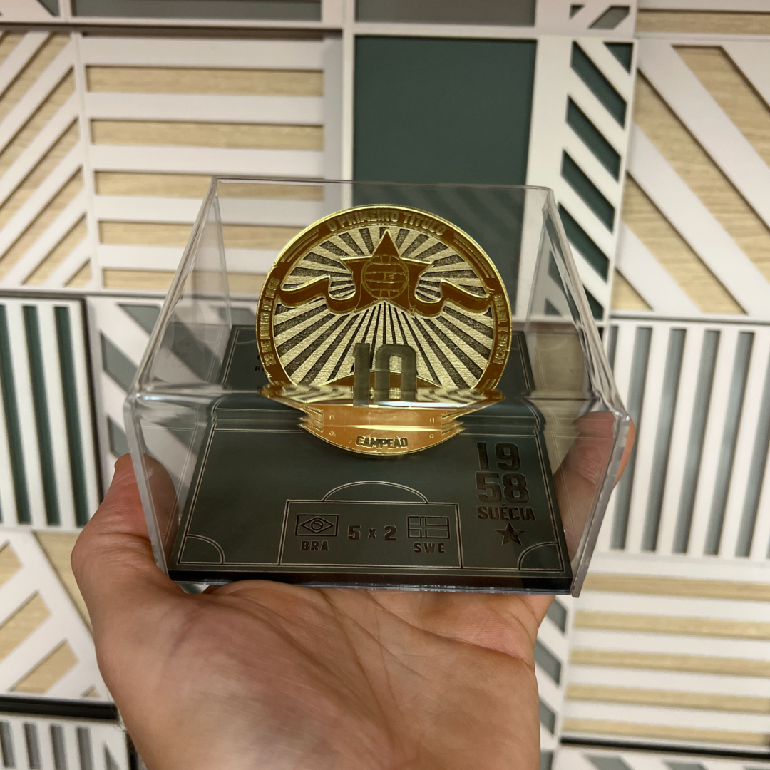 Medalha Comemorativa Copa 1958 – Brasil Campeão do Mundo